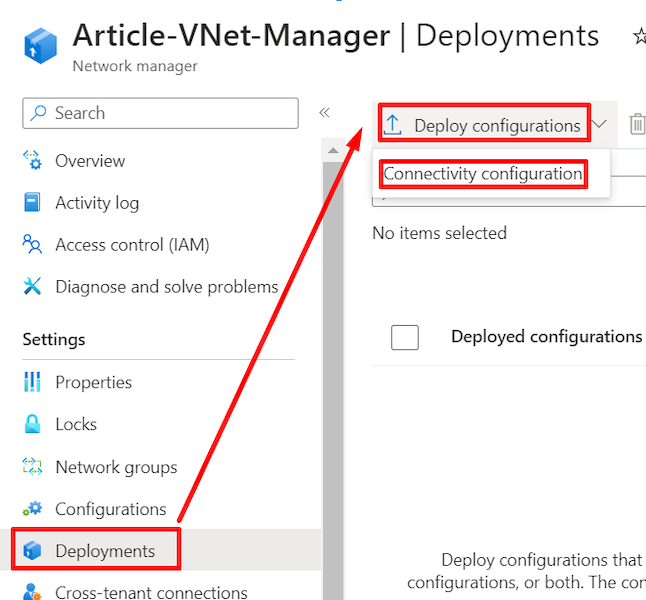 Deploy configuration